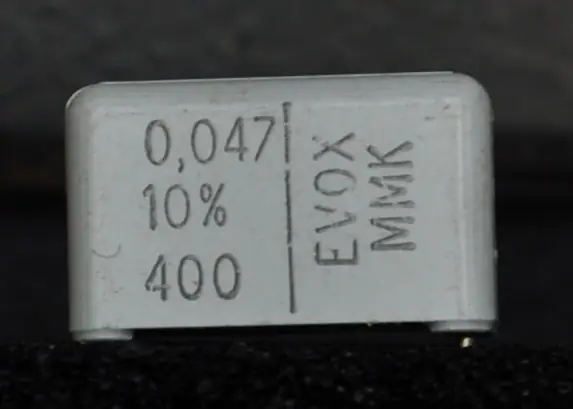 Standing 47nF 400VDC 47N400V10PST 0,047 10% 400 EVOX MMK