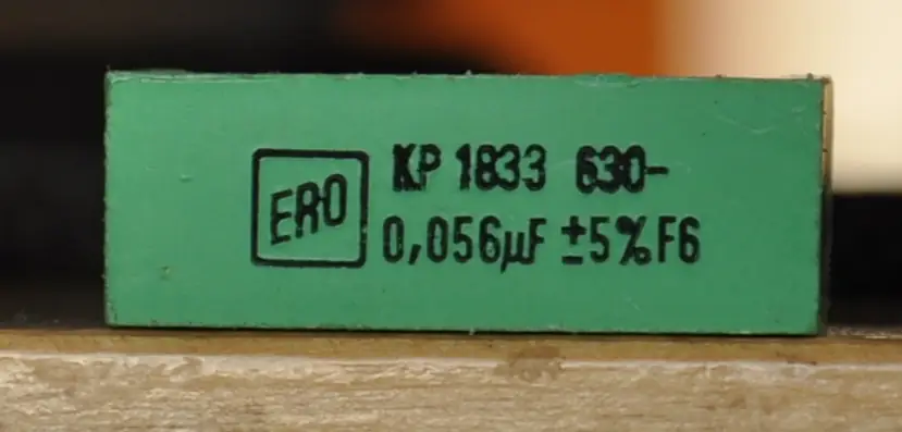 Standing 56nF 5% 630VDC KP1833056 KP1833 0,056uF ±5% 630- F6